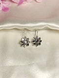 Oxidised Flower Earrings