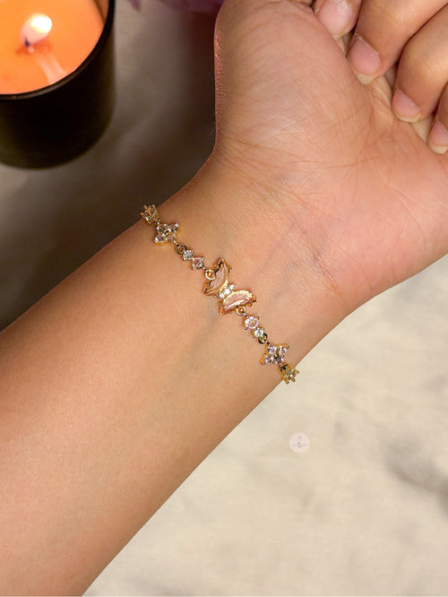 Butterfly Blush Bracelet