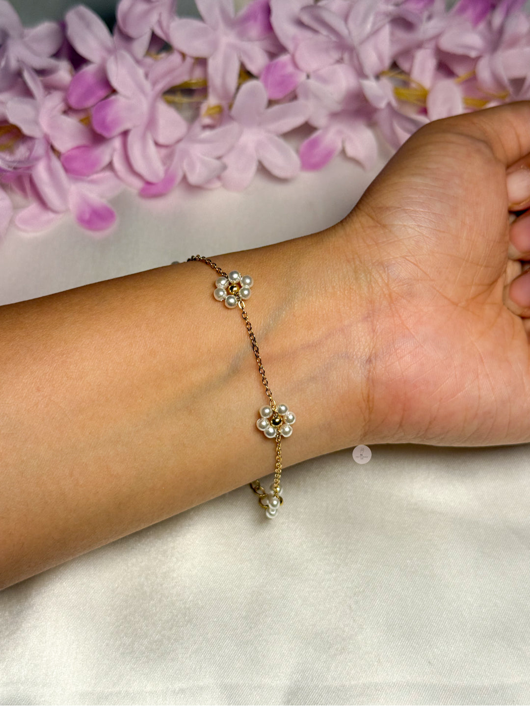 Pearl Flower Bracelet