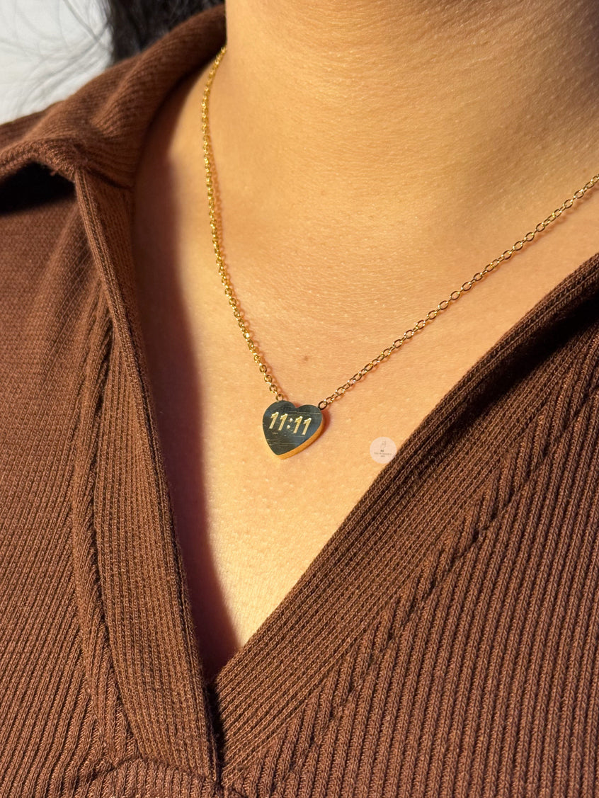 Heart 11:11 Necklace