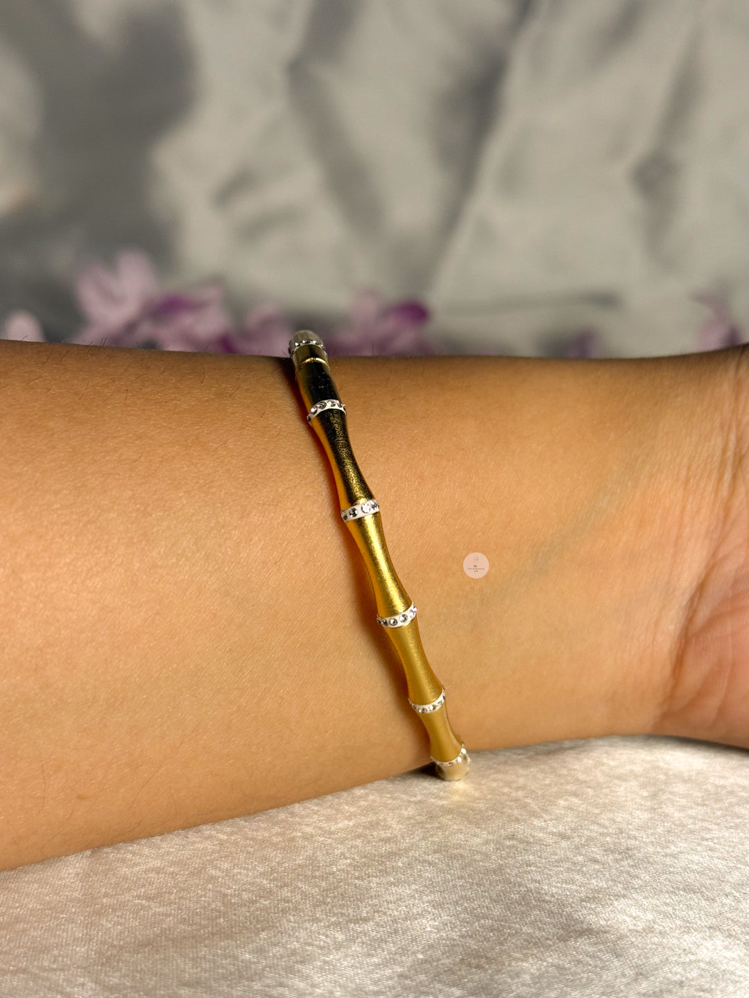 Diamond Bamboo Bracelet