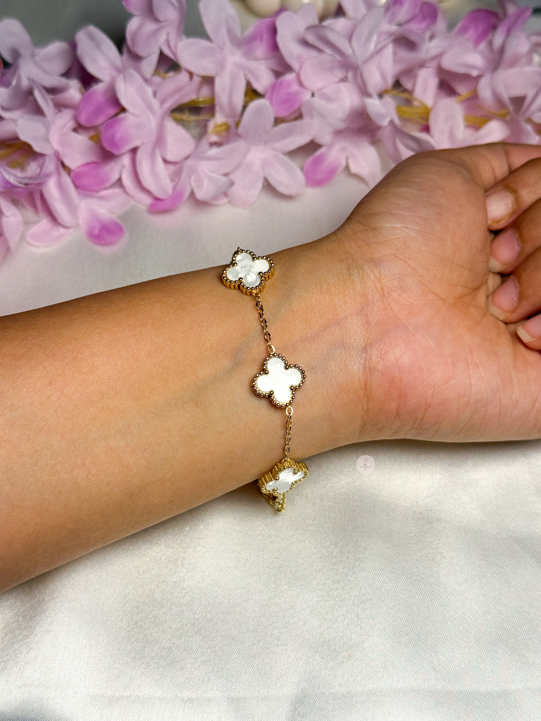 White Clover Bracelet