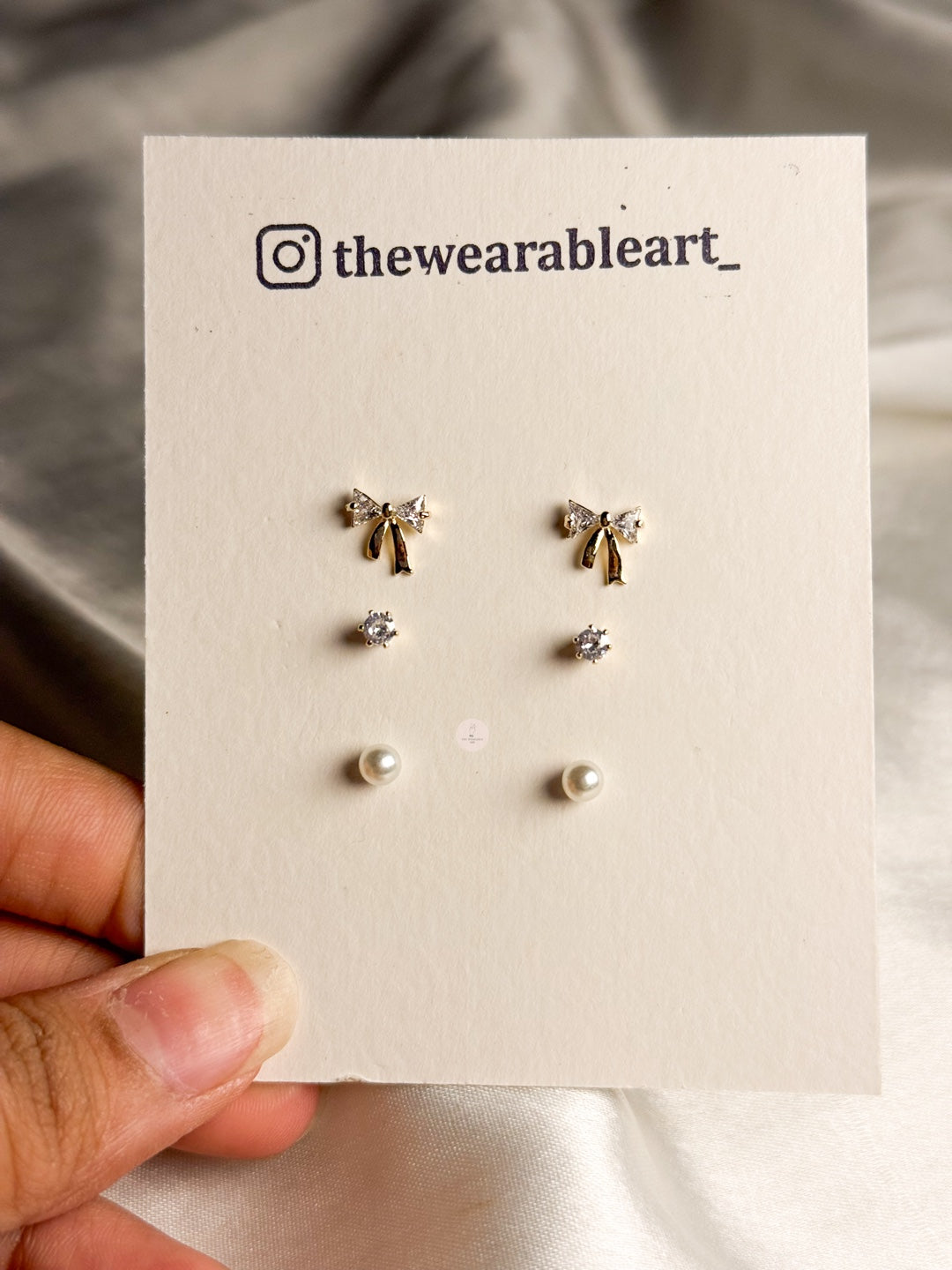 Three Piercing Stack Gold