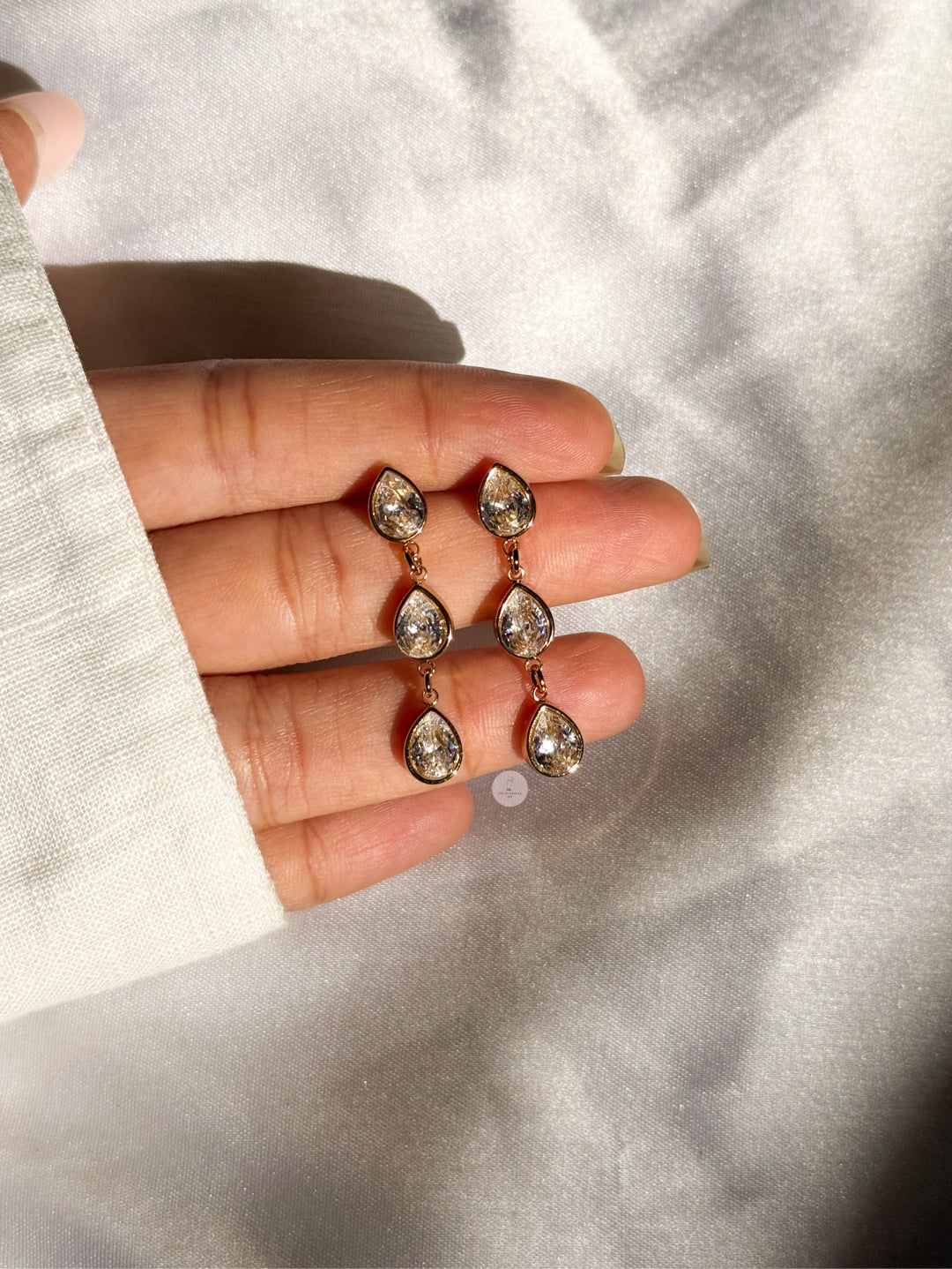 Triple Drop Earrings