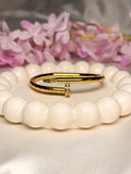 Delicate Diamond Nail Bracelet