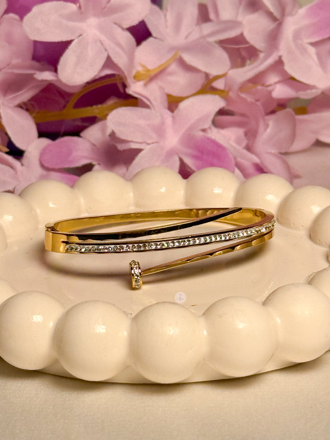 Nail Diamond Bracelet