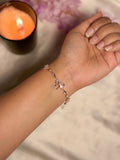 Pink Bow Charm Bracelet